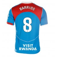 Camisa de Futebol Atletico Madrid Pablo Barrios #8 Equipamento Alternativo Mulheres 2025-26 Manga Curta